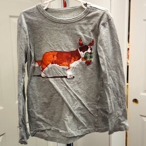 Crewcuts holiday dog shirt
